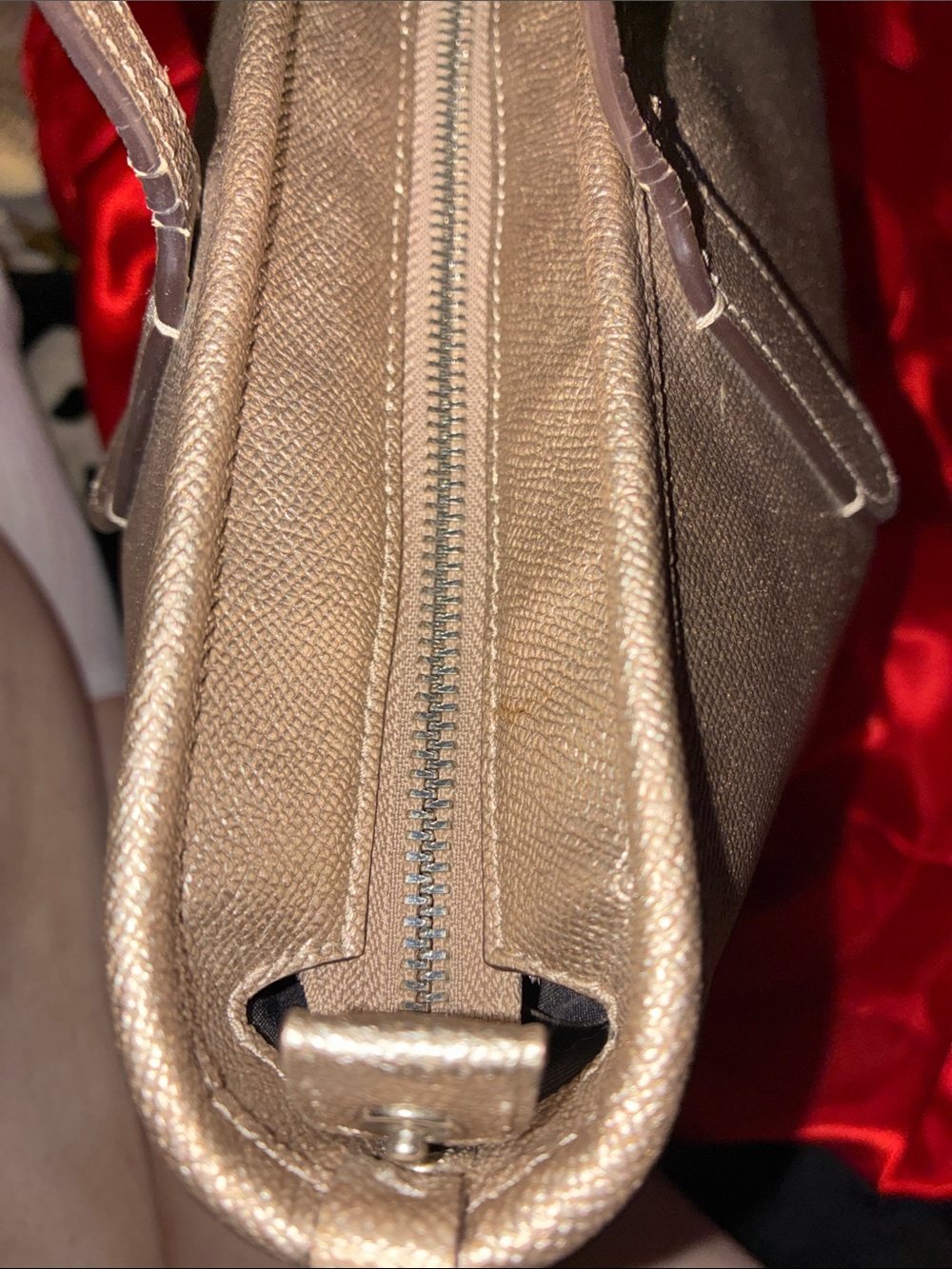 Coach Metallic Rose Gold Tote - Picture 10 of 15